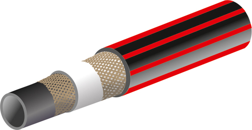 WD Wasserschlauch TrixRotstrahl 3/4 Zoll Rollenlänge 40m